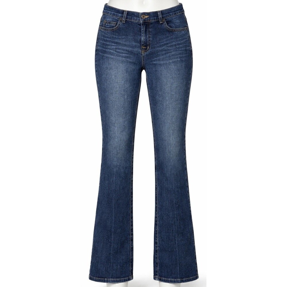 Arden B Jeans Women 6 Bootcut Medium Wash Stretch Y2K Made USA 32x32